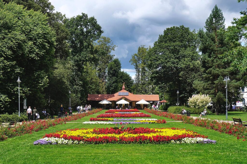 Park zdrojowy w Rabce-Zdroju